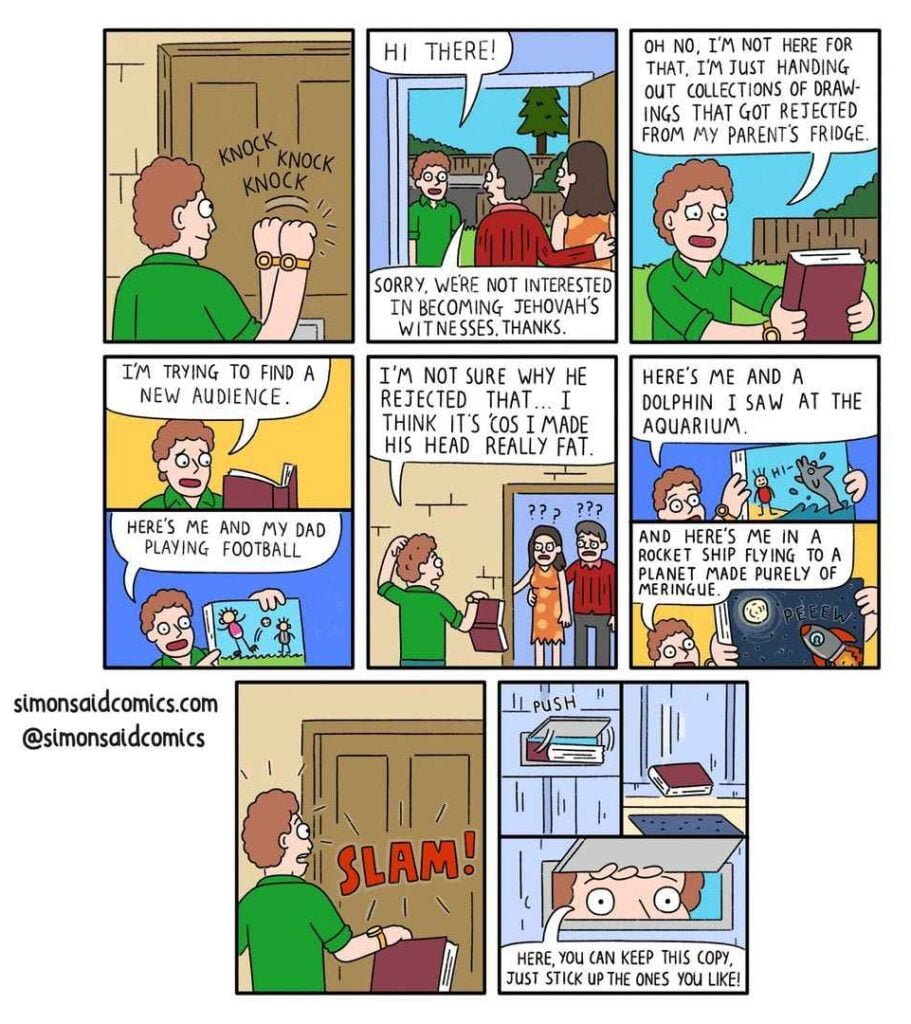 Humorous webcomics