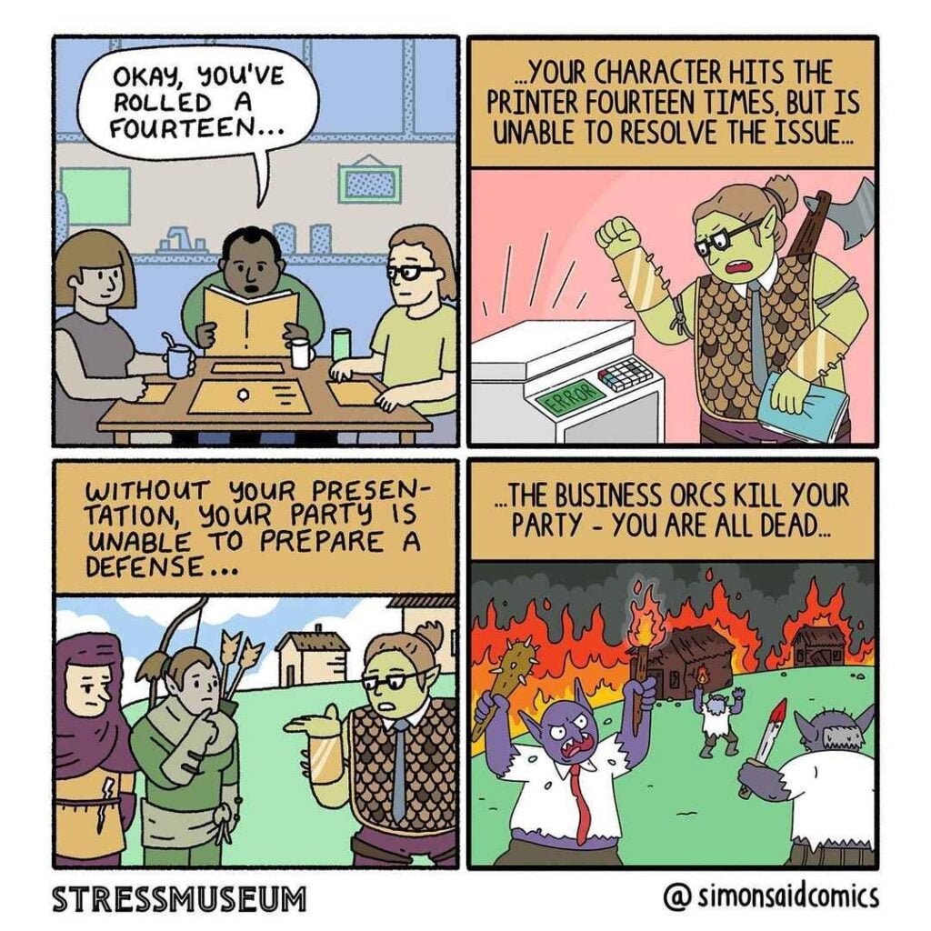 Humorous webcomics