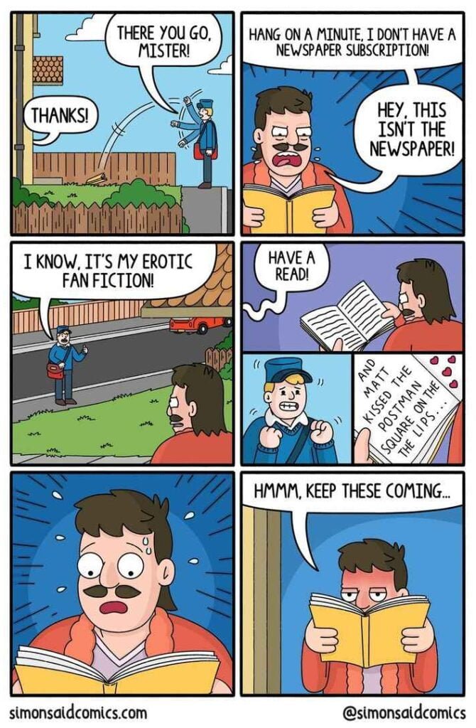 Humorous webcomics