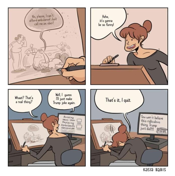 28 Absurd Comic Illustration Draws Life s Funny Side By Kasia Babis 28-absurd-comic-illustration-draws-life-s-funny-side-by-kasia-babis
