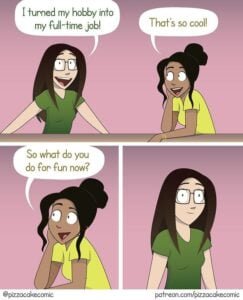 Humor in Everyday Chaos "Pizza Cake Comics" That Nail Life's Struggles