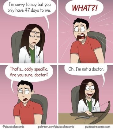 Humor in Everyday Chaos "Pizza Cake Comics" That Nail Life's Struggles