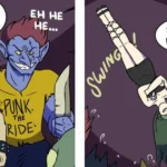 30 Comic Strips with a Dash of Humor, Mythical Creatures and Swordplay swords-webcomic-matthew-creator-adventure