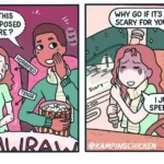 Life’s Quirks Illustrated A Comic Journey Through the Artist’s World (31 Pics) ren-kamping-chicken-comics