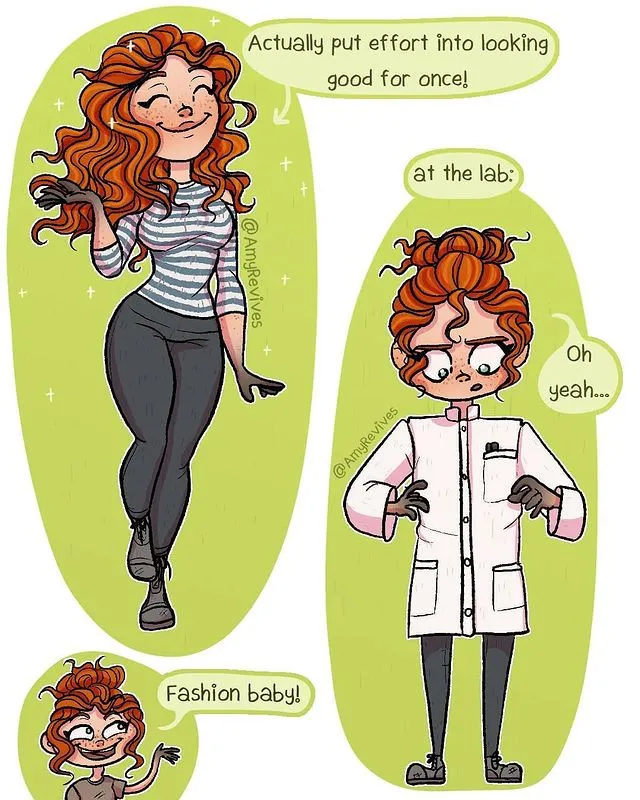 Amy Revives creating digital comics about daily struggles humor