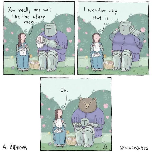 Funny and relatable humor comics by Anezka Zidkova