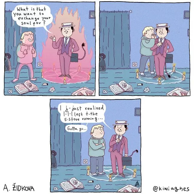 Funny and relatable humor comics by Anezka Zidkova