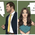 The Artist draws Independent Woman illustrations Facing Unfair Societal Pressure strong-independent-woman-comics-societal-pressure