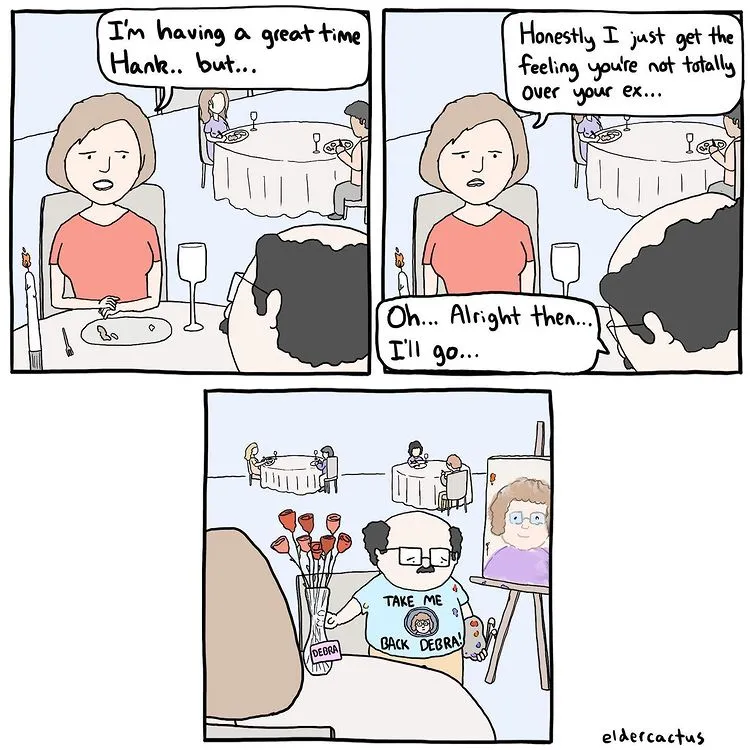 Elder Cactus funny absurd comic by Tim Lavoie