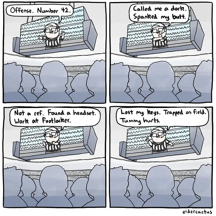 Elder Cactus funny absurd comic by Tim Lavoie