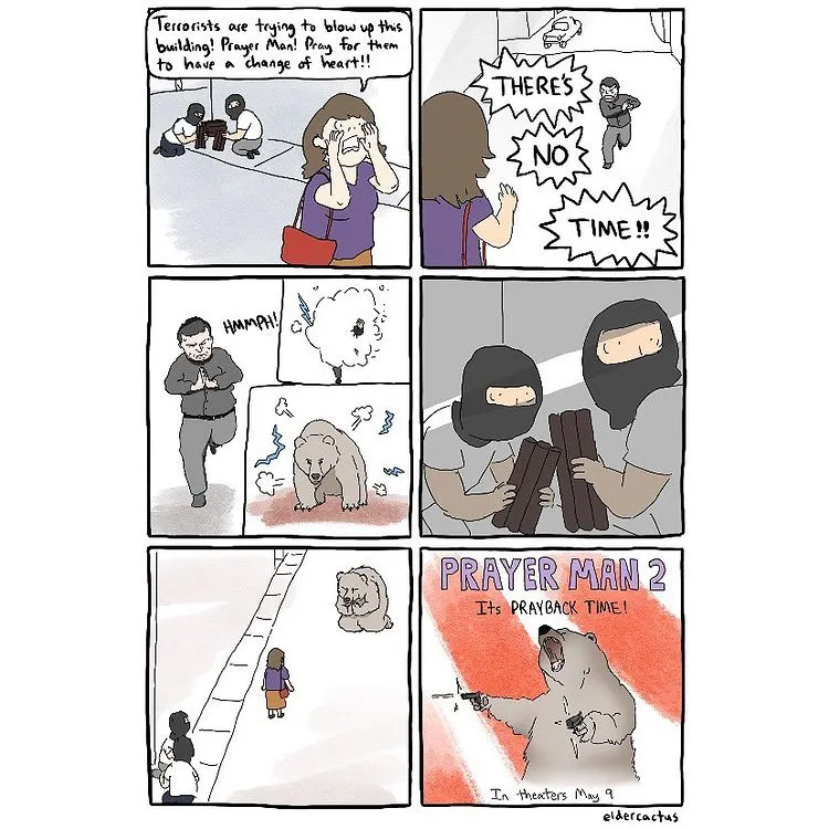 Elder Cactus funny absurd comic by Tim Lavoie