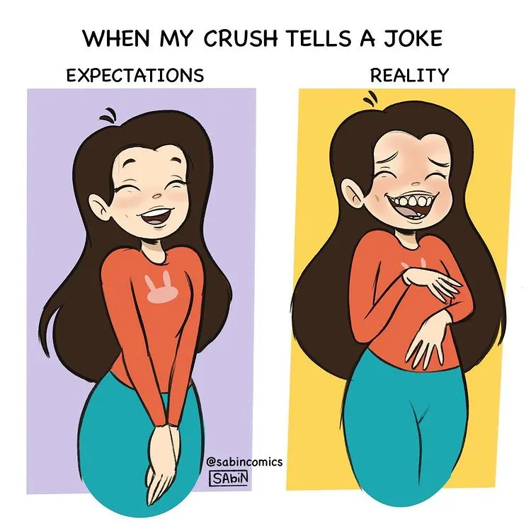 Sabincomics relatable funny comics illustration about everyday life struggles