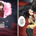 Love Couple’s Journey Through Inspiring Art and Heartfelt Imagery (20+ Pics) Cartoon-inspired love story illustrations of a couple