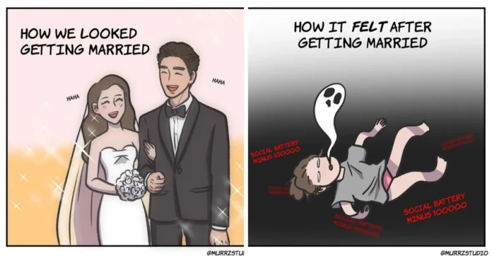 Funny comic strip by Murrz showcasing relatable and humorous everyday moments