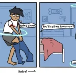 23 Funny and Relatable Comics to Make You Laugh Out Loud A funny and relatable comic panel from Ryan Selvy’s Nothing Suspicious featuring a twist ending.