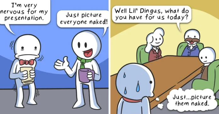 funny moment from Jake Gerard’s webcomic series featuring cat antics.