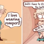 20 Bevs Comics Relatable Stories about Women Empowerment Relationships Illustration from Bevs Comics showcasing a colorful and relatable character navigating everyday life