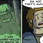Artist Turned Comics into the Swords Phenomenon That’ll Make You Laugh (24 pics) Mathew Wills showcasing artwork from Swords Comic, a vibrant and humorous webcomic series adored by fans.