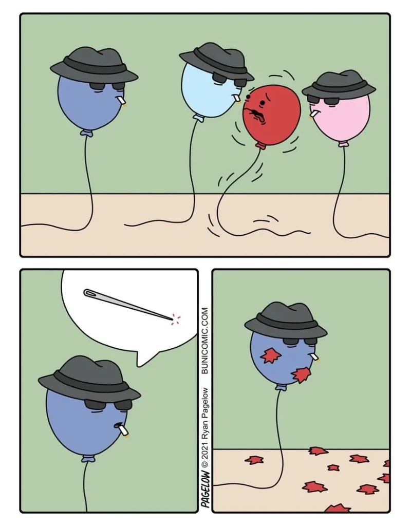 Ryan Pagelow’s Buni comics featuring cute characters and dark humor