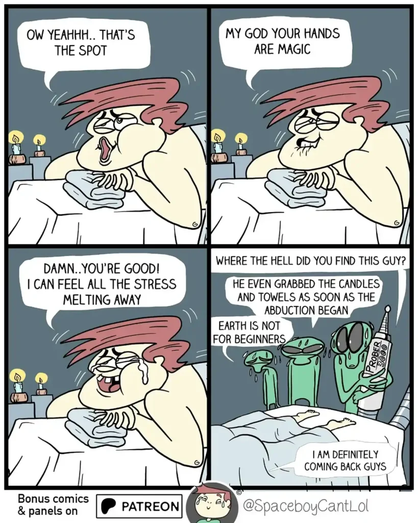 Dark humor comic strip by Mohit Srivastava with unexpected ending