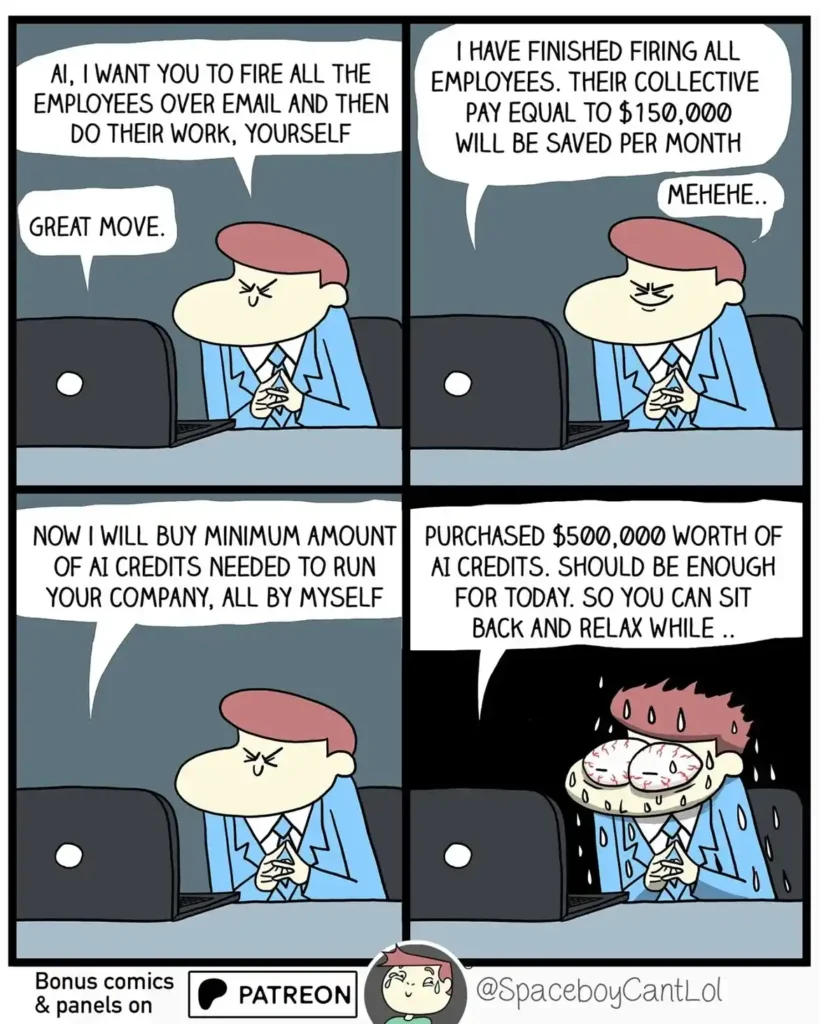 Dark humor comic strip by Mohit Srivastava with unexpected ending