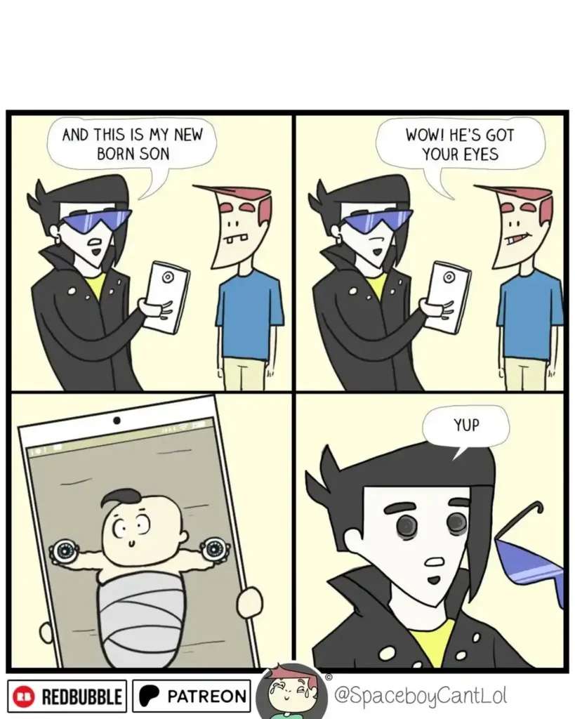Dark humor comic strip by Mohit Srivastava with unexpected ending