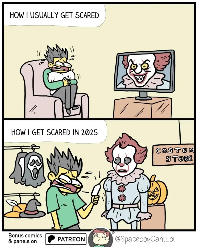 Dark humor comic strip by Mohit Srivastava with unexpected ending