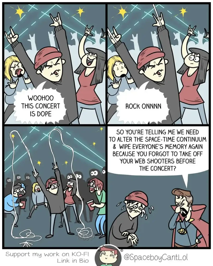 Dark humor comic strip by Mohit Srivastava with unexpected ending