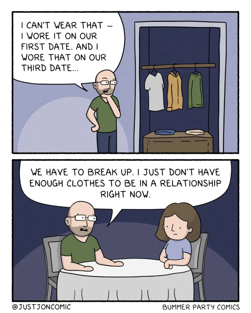 39 Just Jon comics by Jon Fortenbury featuring relatable everyday humor and awkward social situations