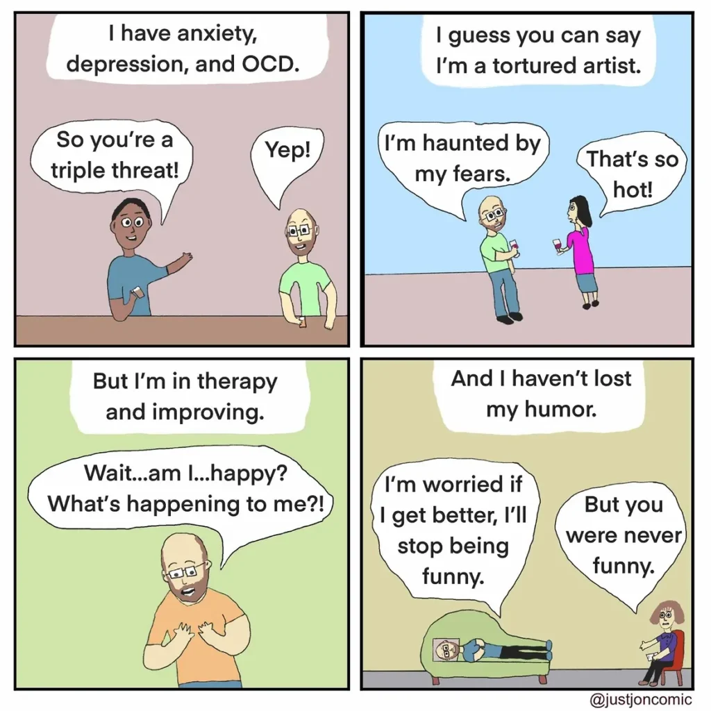 39 Just Jon comics by Jon Fortenbury featuring relatable everyday humor and awkward social situations