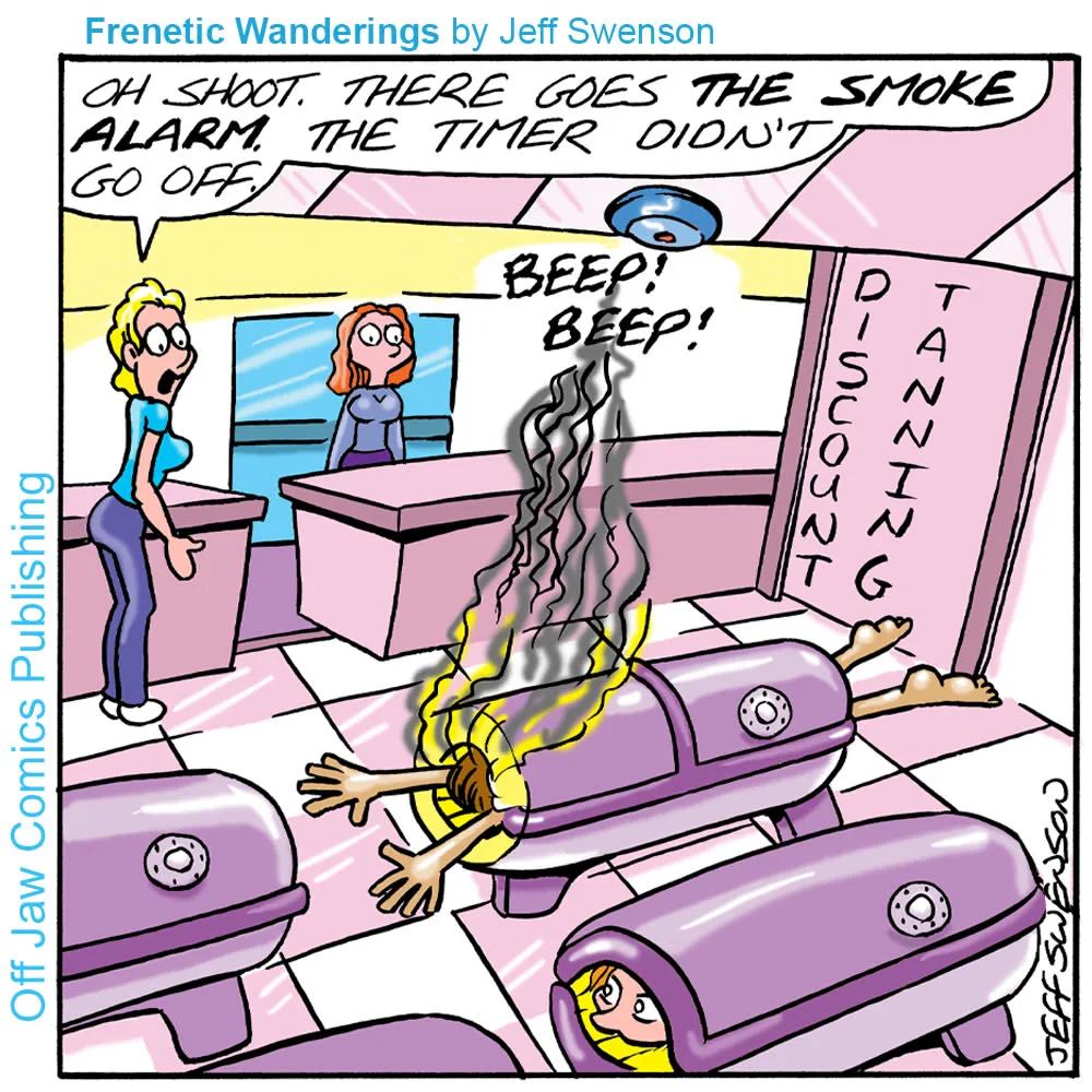 Jeff Swenson one-panel comics with dark humor
