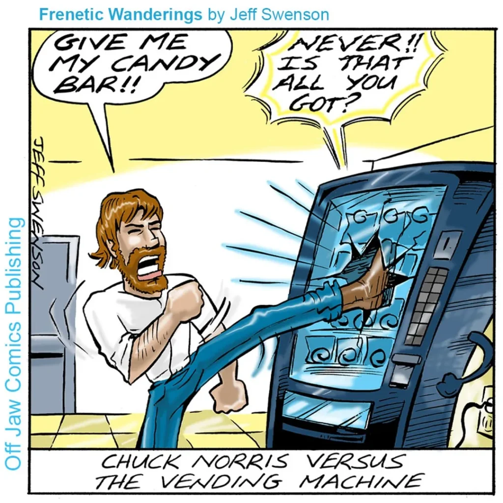 Jeff Swenson one-panel comics with dark humor