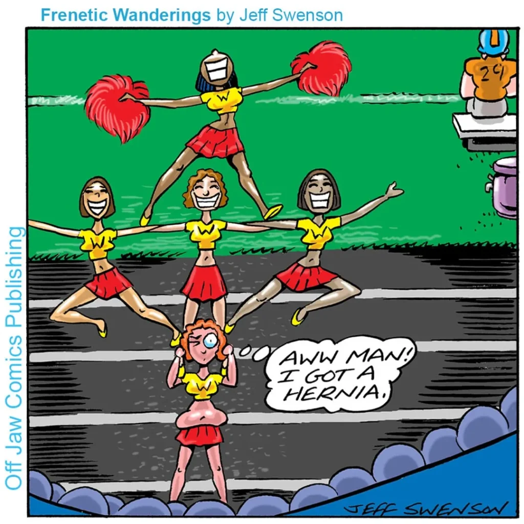 Jeff Swenson one-panel comics with dark humor