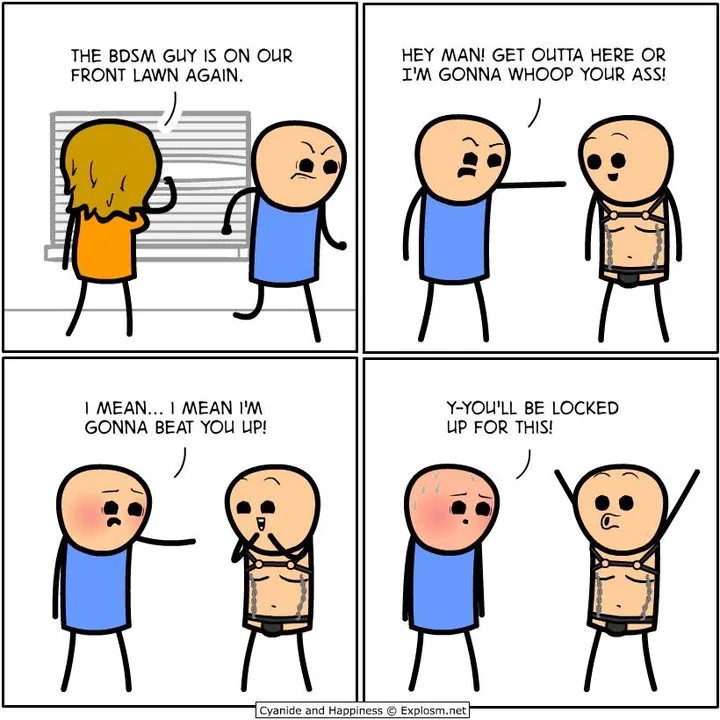 New Cyanide & Happiness comics with dark humor