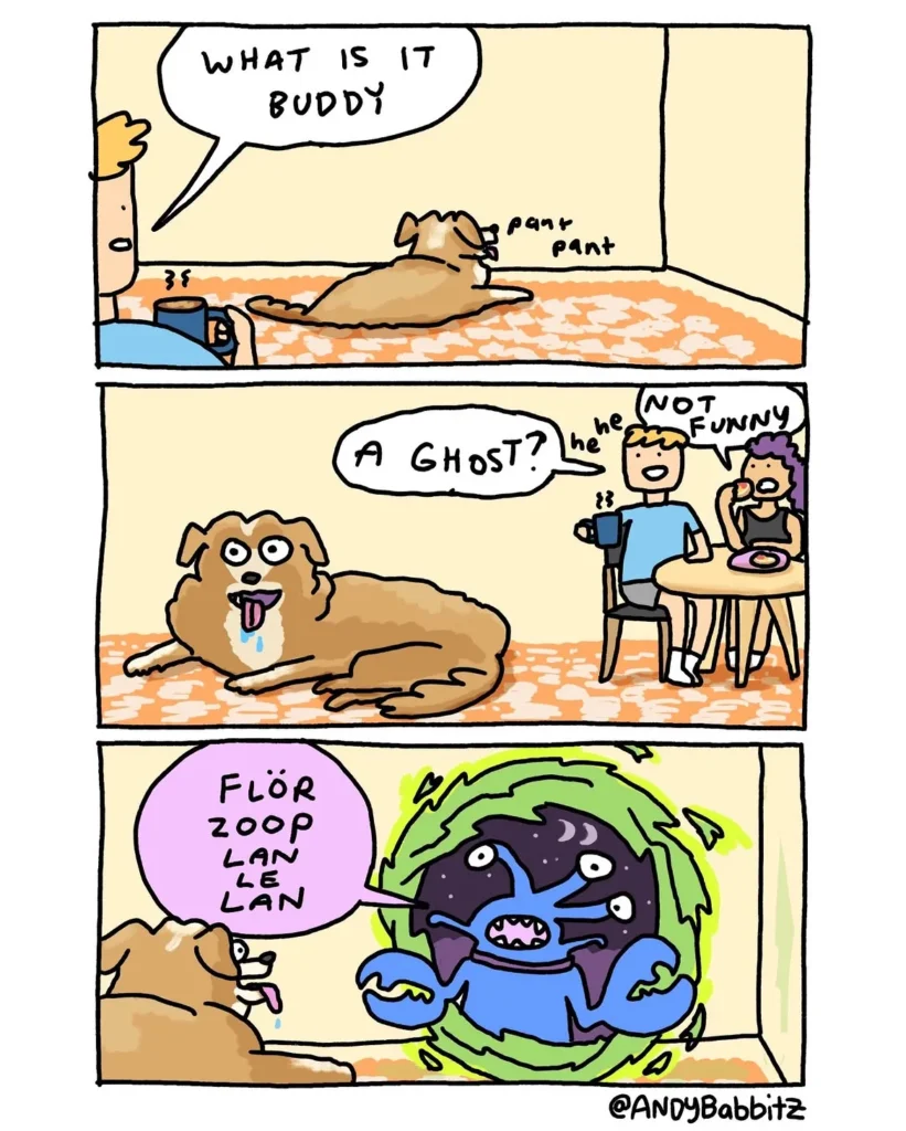 Andy Babbitz funny comic about everyday life