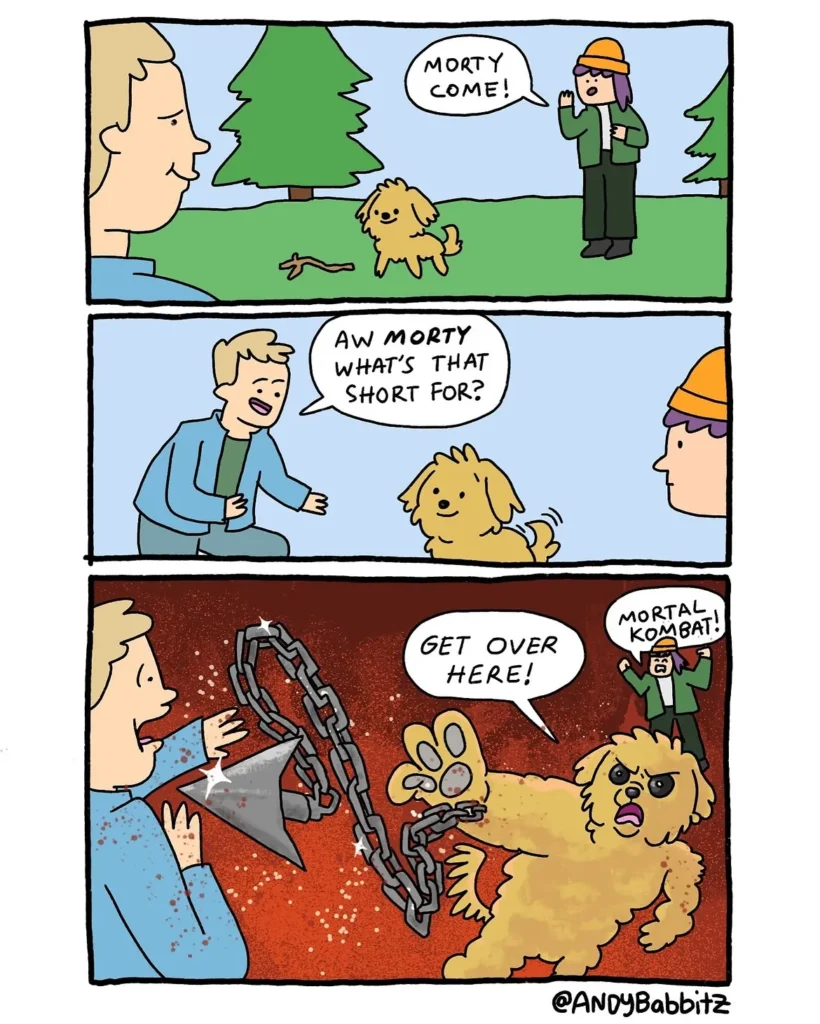Andy Babbitz funny comic about everyday life