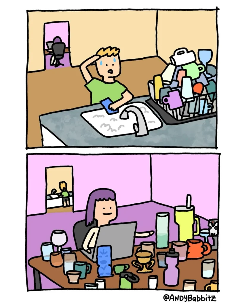 Andy Babbitz funny comic about everyday life