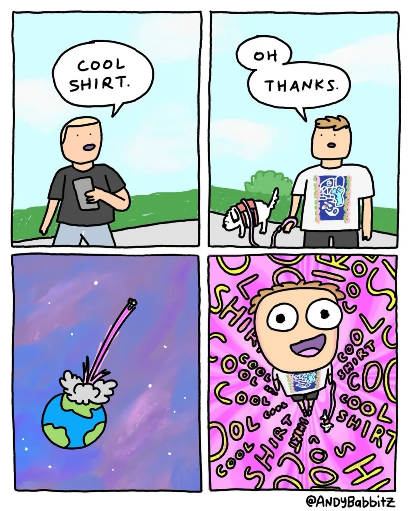 Andy Babbitz funny comic about everyday life