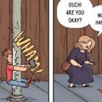 19 The Immortal Think Tank Comics: RPG Life and More A comic shows a person colliding with a pole, asking ChatGPT what to do, and receiving upbeat advice about standing up and crushing physics goals.